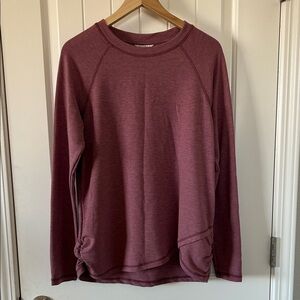 Danskin Maroon Long Sleeve Top
